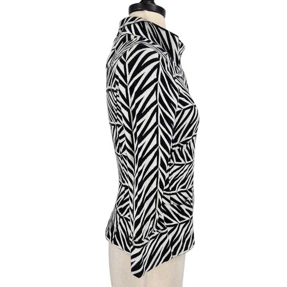 Vintage Y2K Diane von Furstenberg Zebra Animal Pr… - image 6