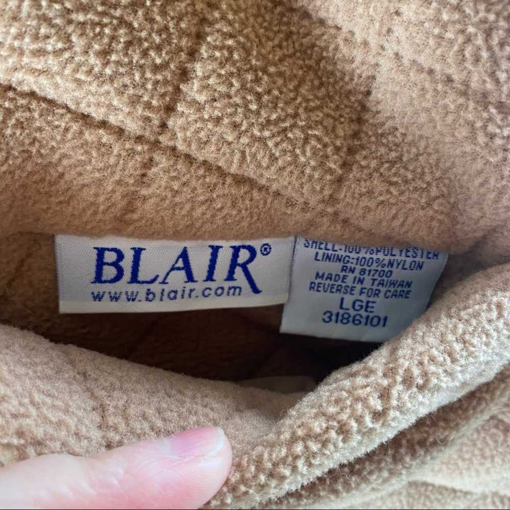 Vintage Blair Tan Quilted Jacket Size Large - image 3