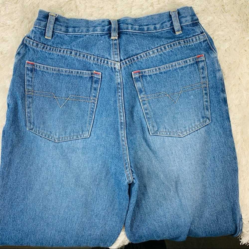 Y2K 90s High Rise Jeans S27" Waist Medium Wash - image 2