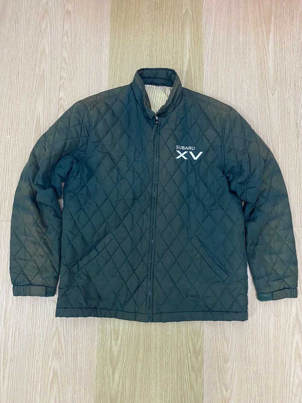 Japanese Brand × Racing Subaru XV quilted jacket - image 1