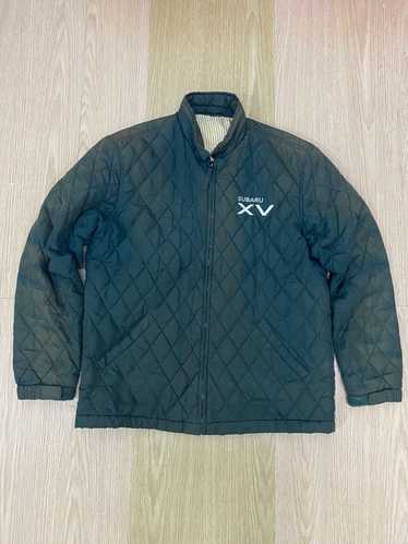 Japanese Brand × Racing Subaru XV quilted jacket - image 1