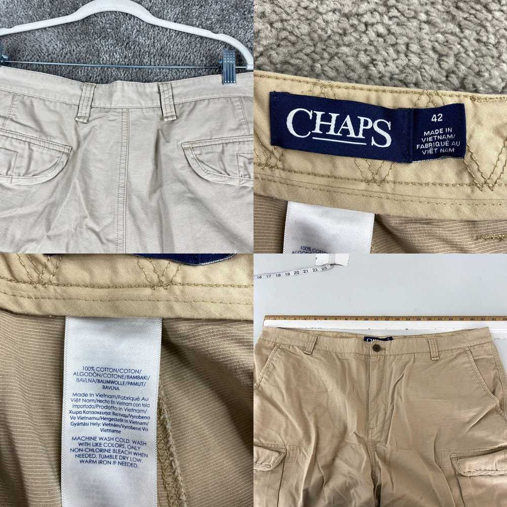 Chaps Chaps Cargo Shorts Men's Size 42 Tan Flat F… - image 4