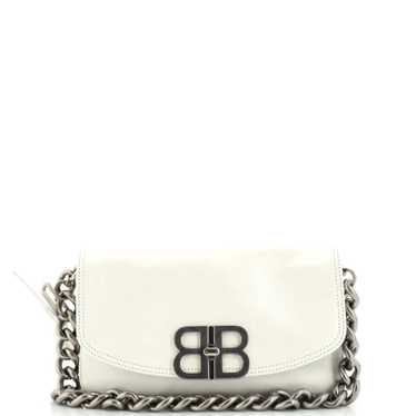Balenciaga BB Soft Flap Shoulder Bag Leather Small