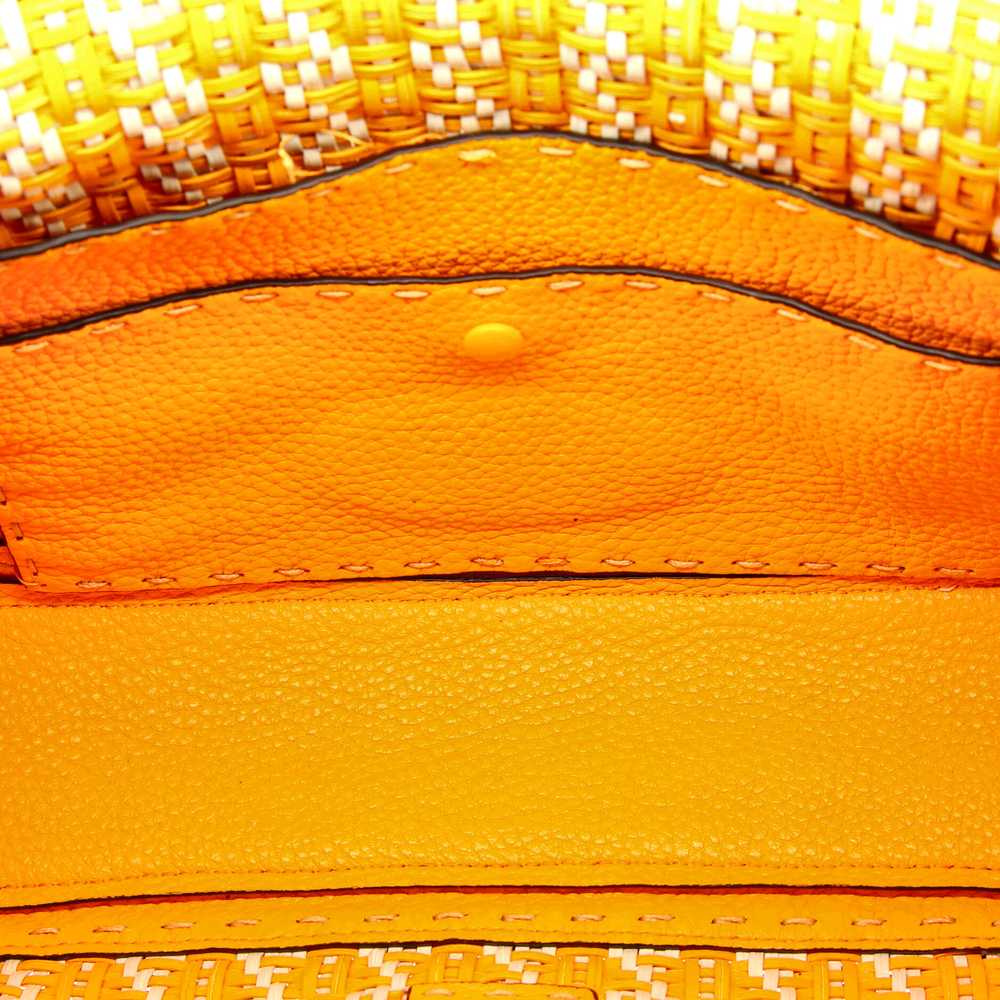 FENDI Selleria Baguette NM Bag Woven Leather Medi… - image 5