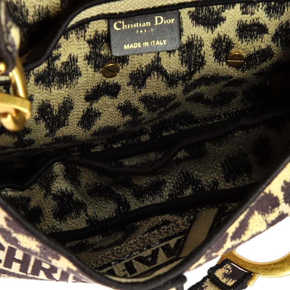 Christian Dior Saddle Handbag Mizza Embroidered C… - image 5