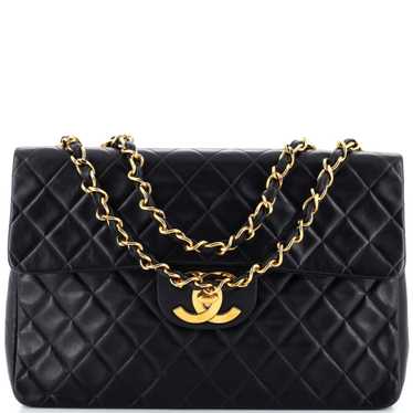 CHANEL Vintage Classic Single Flap Bag Quilted Lam