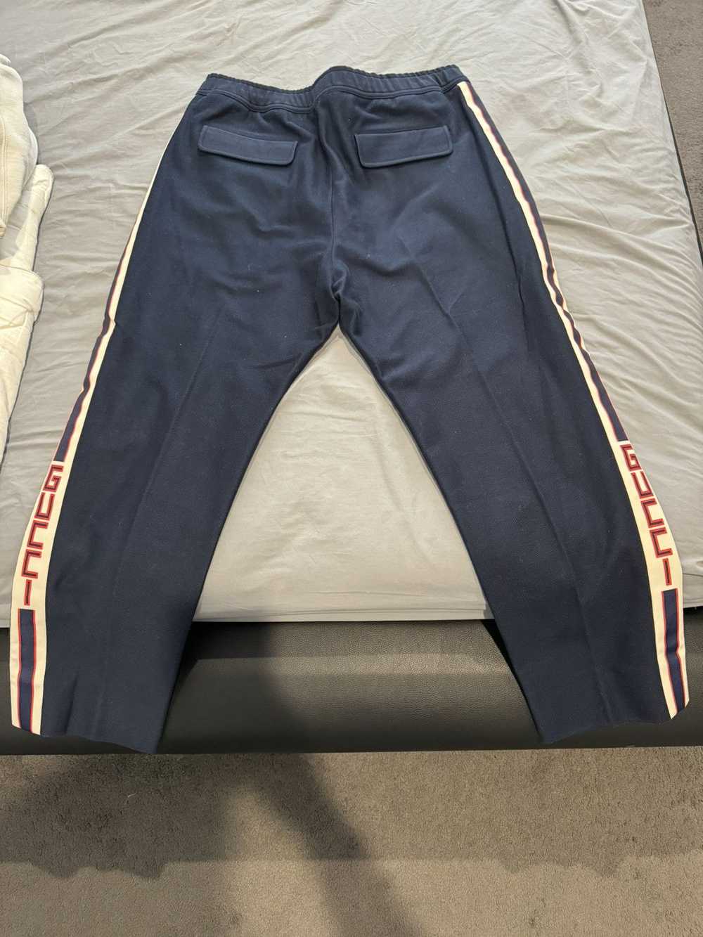 Gucci GUCCI navy sweat pants - image 2