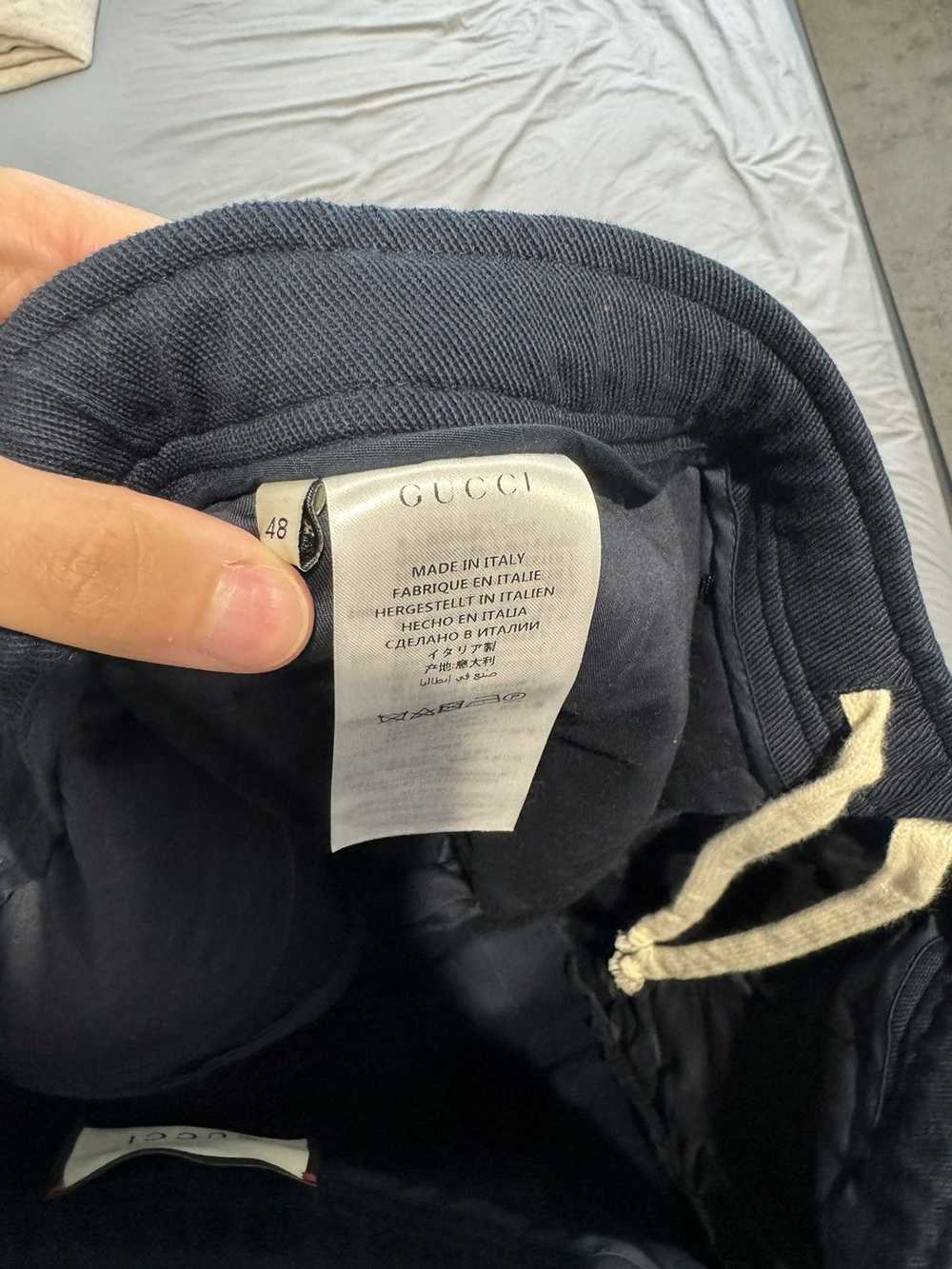 Gucci GUCCI navy sweat pants - image 6