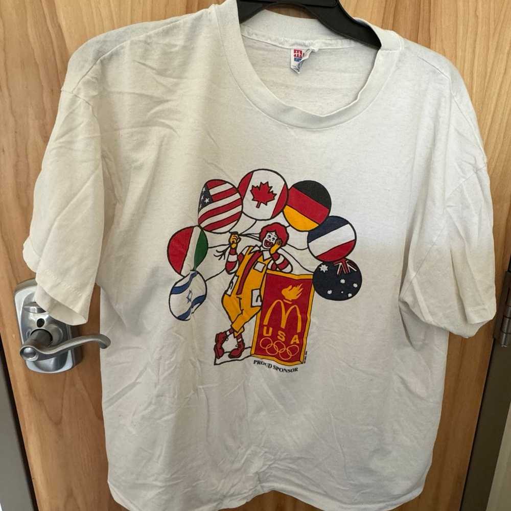 1980s McDonald’s Olympics shirt - image 1