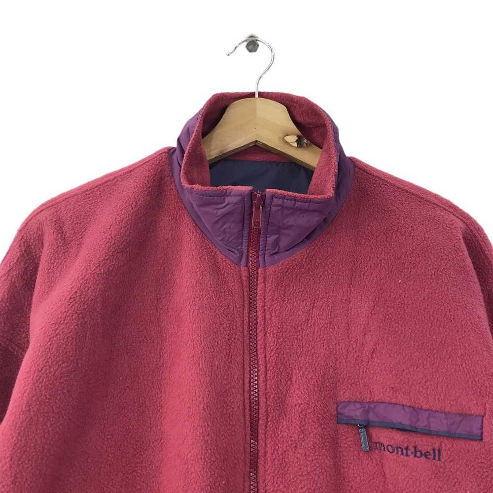 Montbell MONTBELL Pink Fleece Sweater Japanese Hi… - image 2