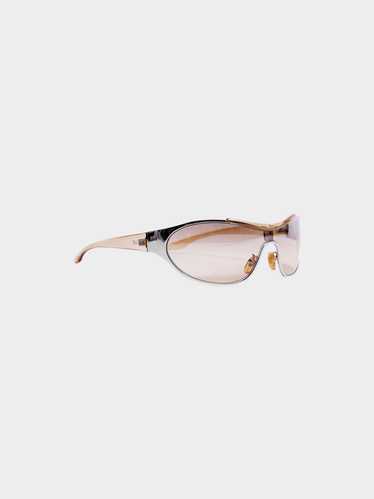 Christian Dior 2000s Light Brown Rider Sunglasses