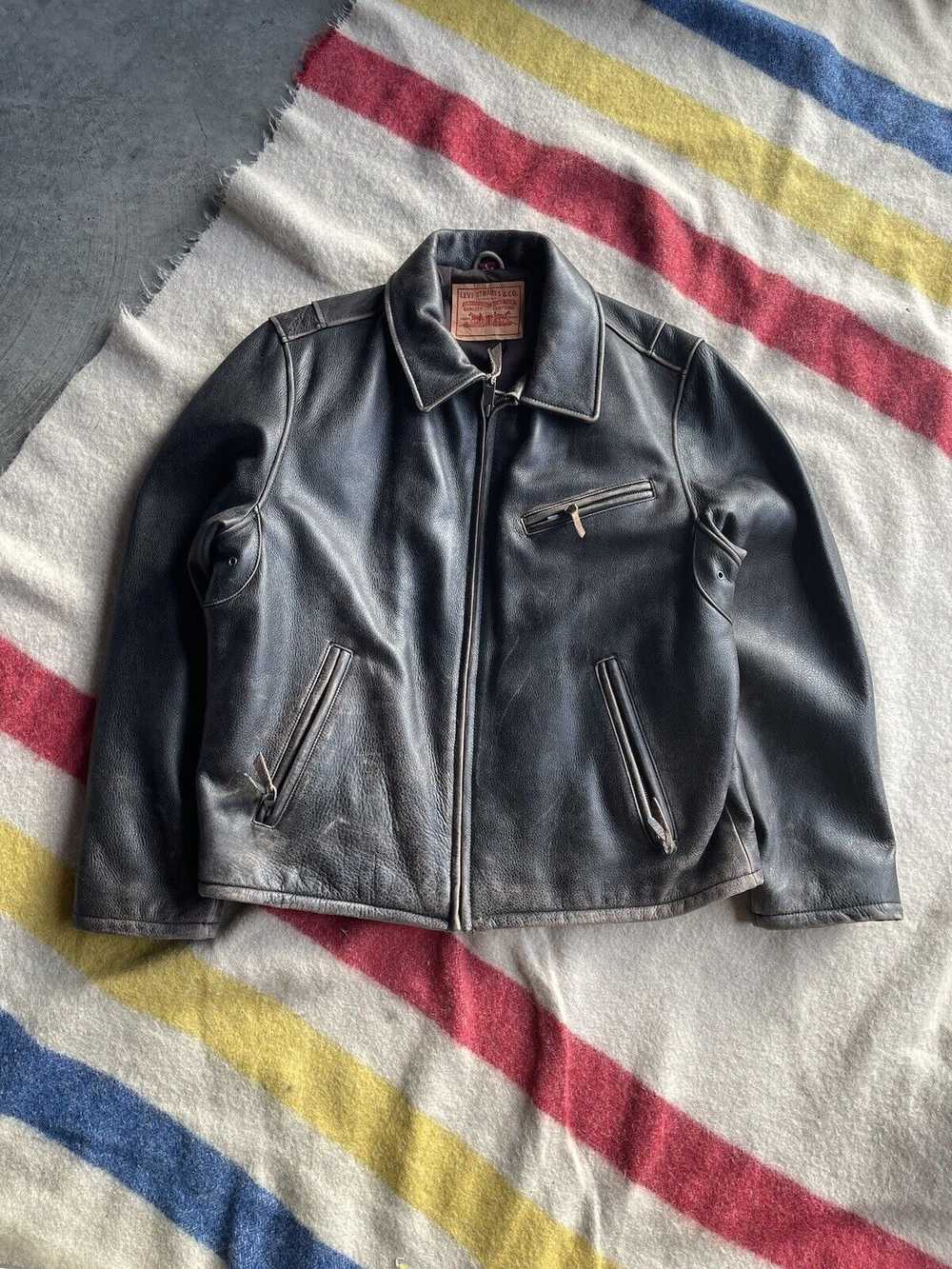 Levi's Levis Cowhide Leather Jacker - image 1