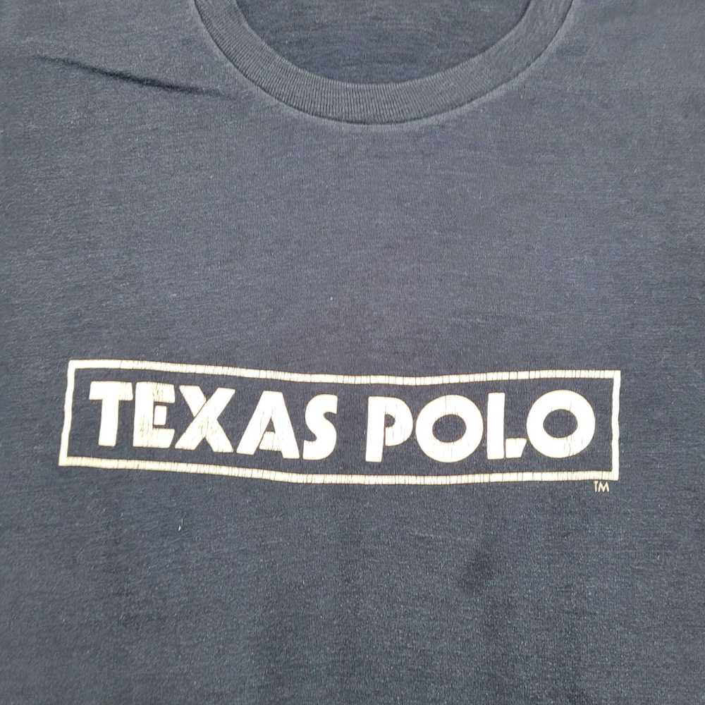 Vintage Vintage 80s Texas Polo Sport Shirt Womens… - image 3