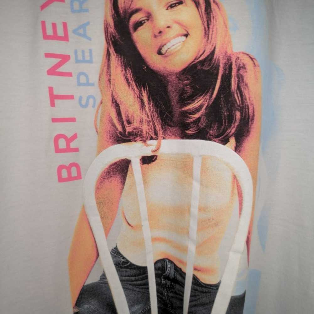 Britney Spears Graphic Tee Mens XL Spell Out Y2K … - image 2