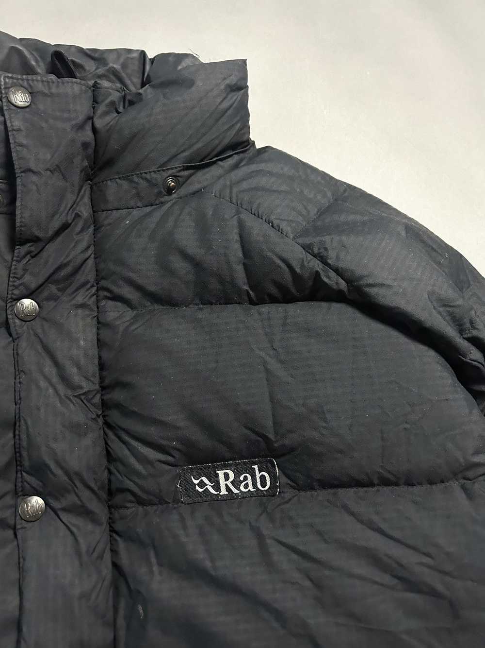 Rab × Vintage Rab puffer jacket vintage black per… - image 2