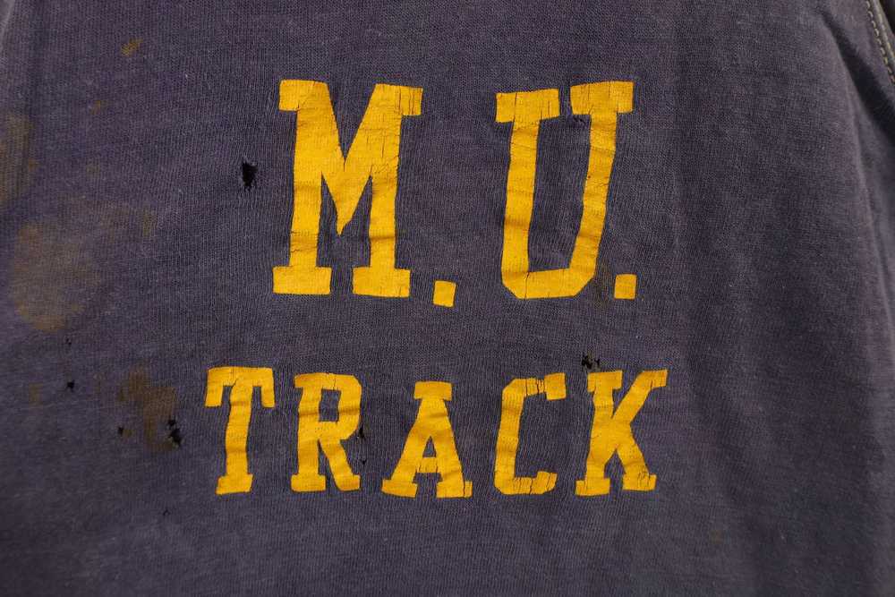 Vintage Vintage 60s 70s of Missouri Track Jersey … - image 4