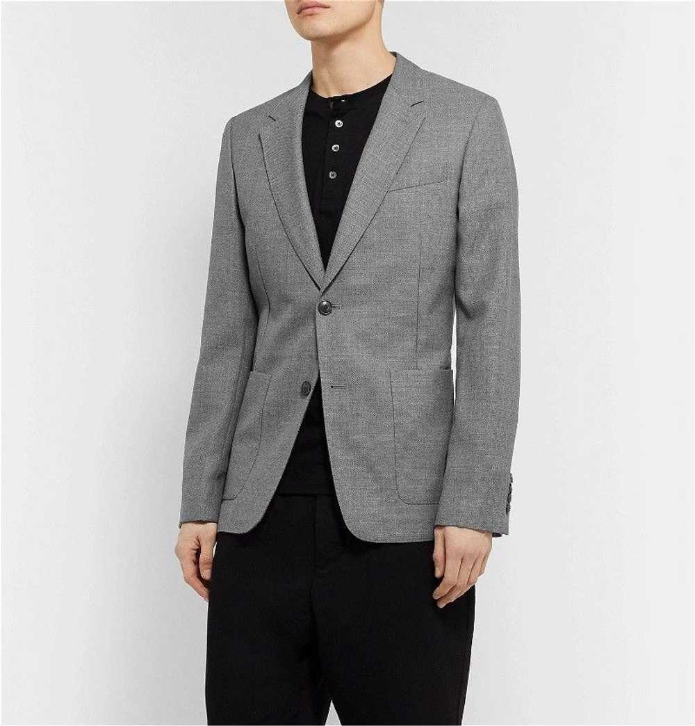 AMI AMI - Grey Slim-Fit Virgin Wool Suit Jacket -… - image 1