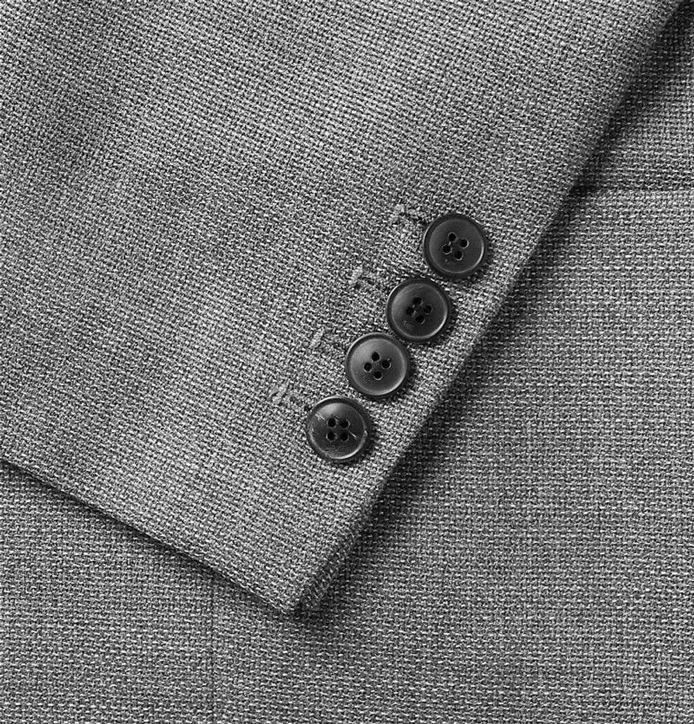AMI AMI - Grey Slim-Fit Virgin Wool Suit Jacket -… - image 2