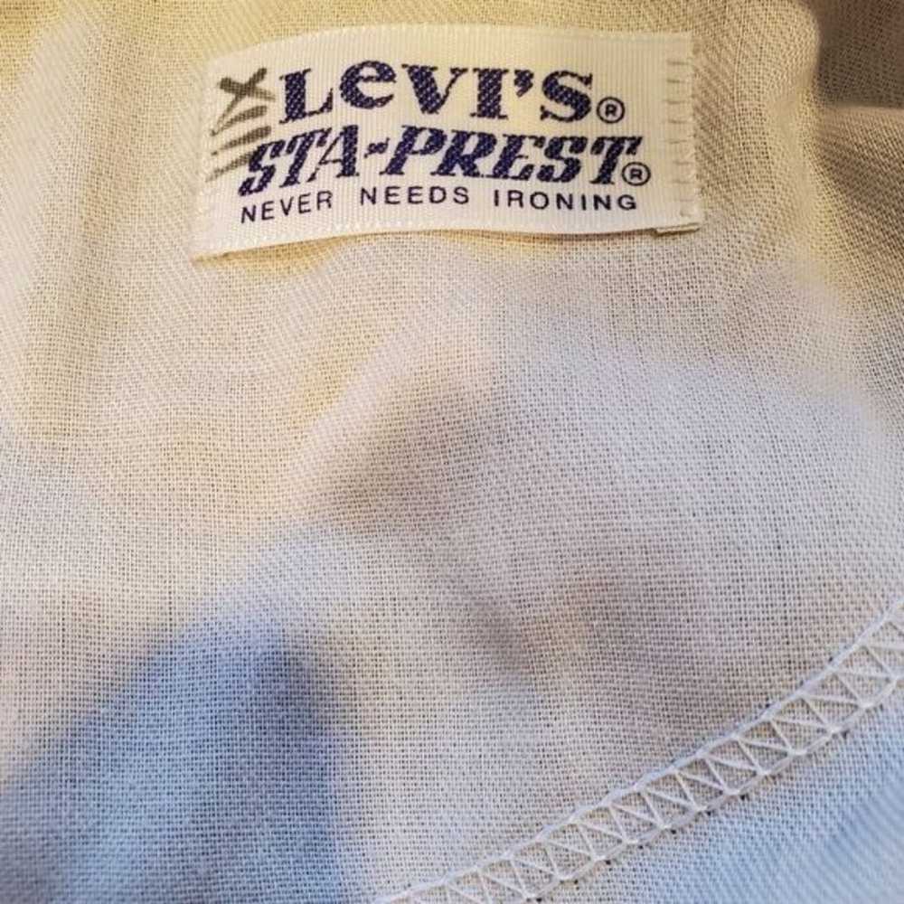Vintage Levi's 80s 90s Black Gold Tab Staprest Ta… - image 9