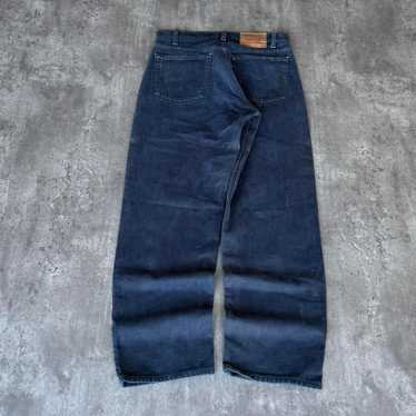 Vintage 90s Levi’s 554 Baggy Loose Fit Navy Blue … - image 1