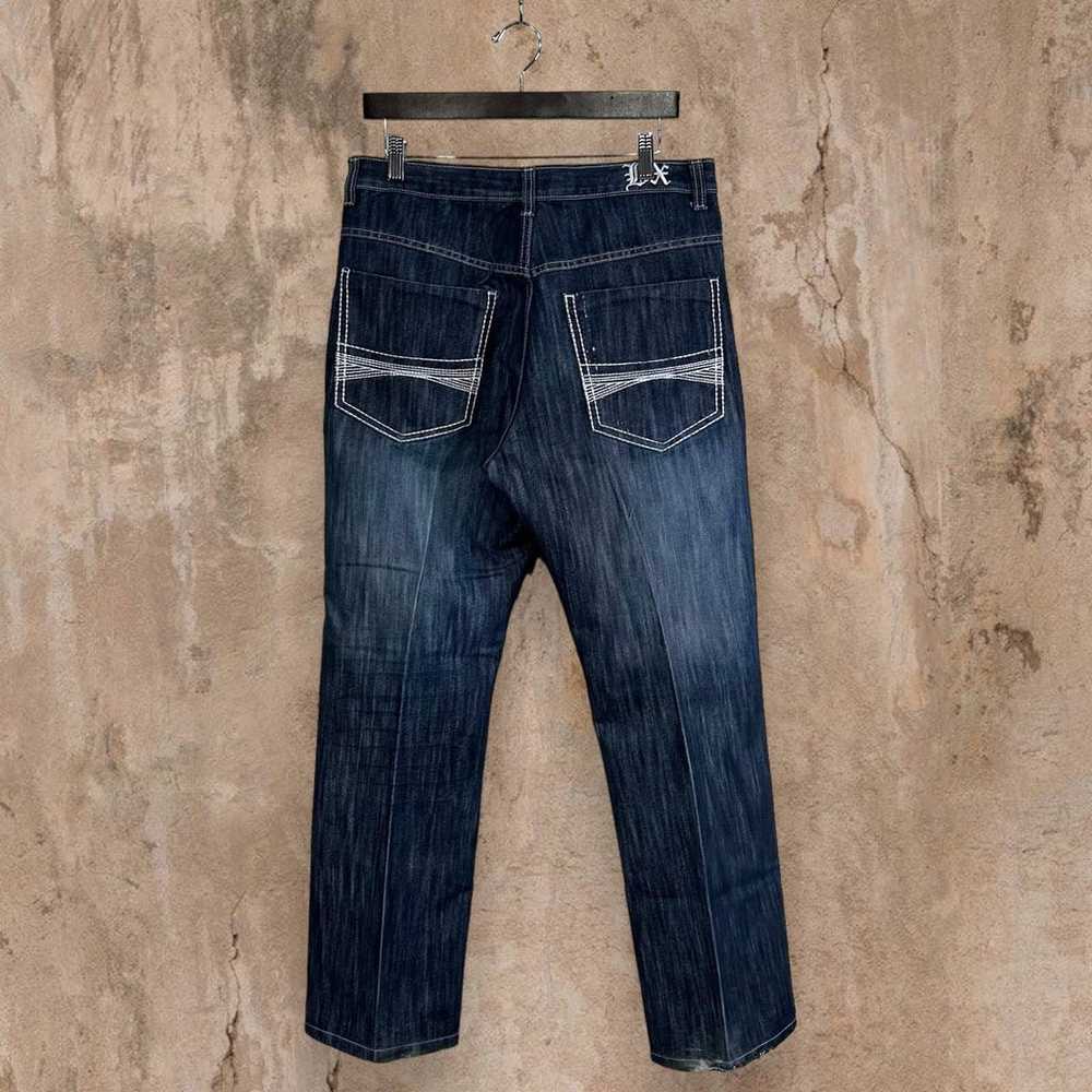 Vintage Skater Wide Leg Jeans Brooklyn Xpress Dar… - image 2