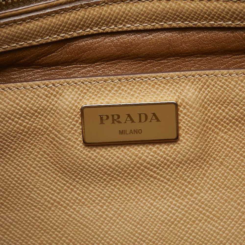 Prada Prada Leather Open Promenade Tote Bag - image 10