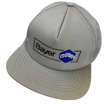 Vintage Bayer Mobay Trucker Cap Hat Snapback - image 1