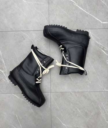 Avant Garde × Combat Boots × Vintage Black Vintag… - image 1