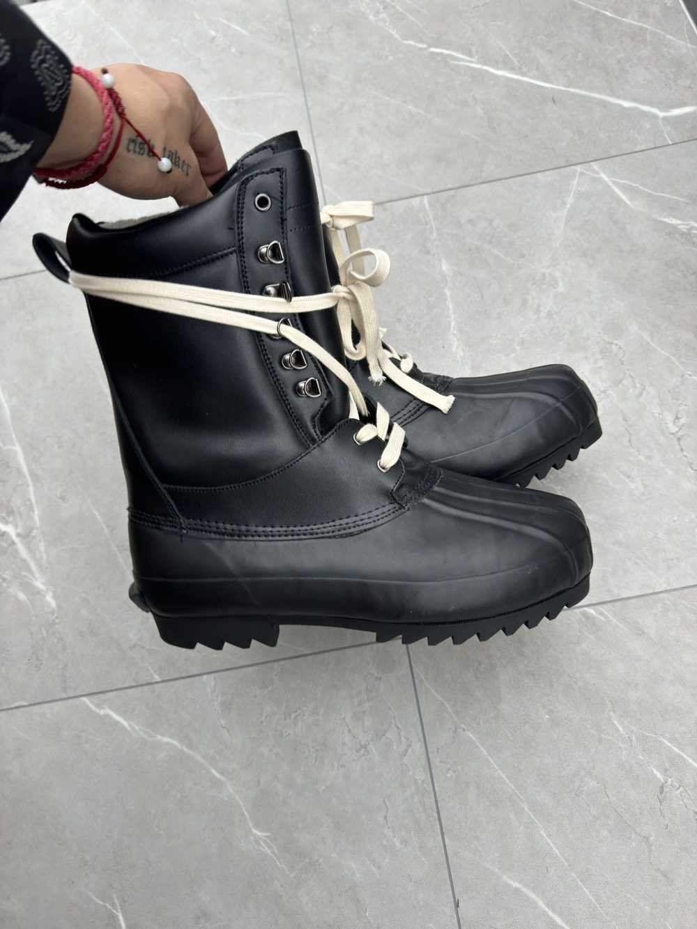 Avant Garde × Combat Boots × Vintage Black Vintag… - image 6