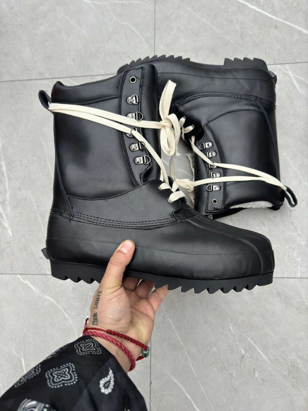 Avant Garde × Combat Boots × Vintage Black Vintag… - image 8