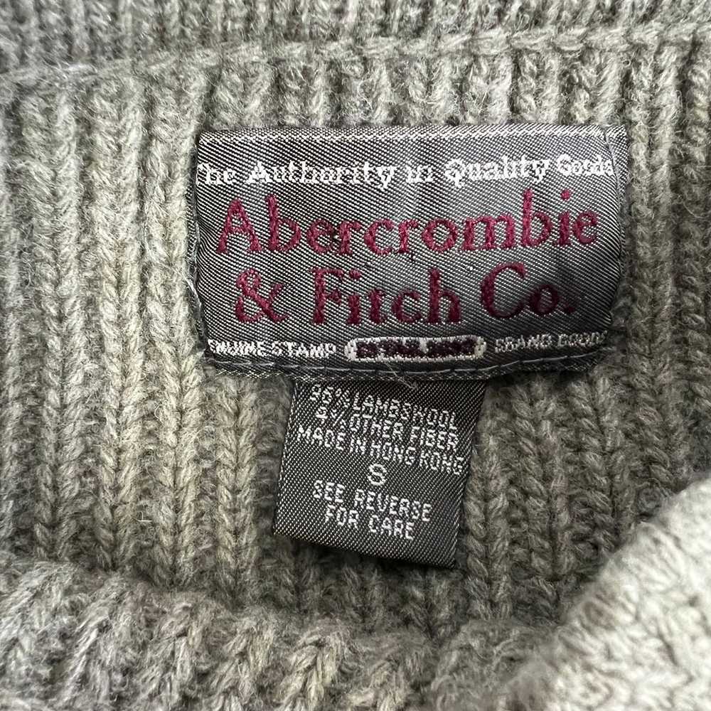 Vtg Abercrombie and Fitch Sweater Lambs Wool Ribb… - image 3