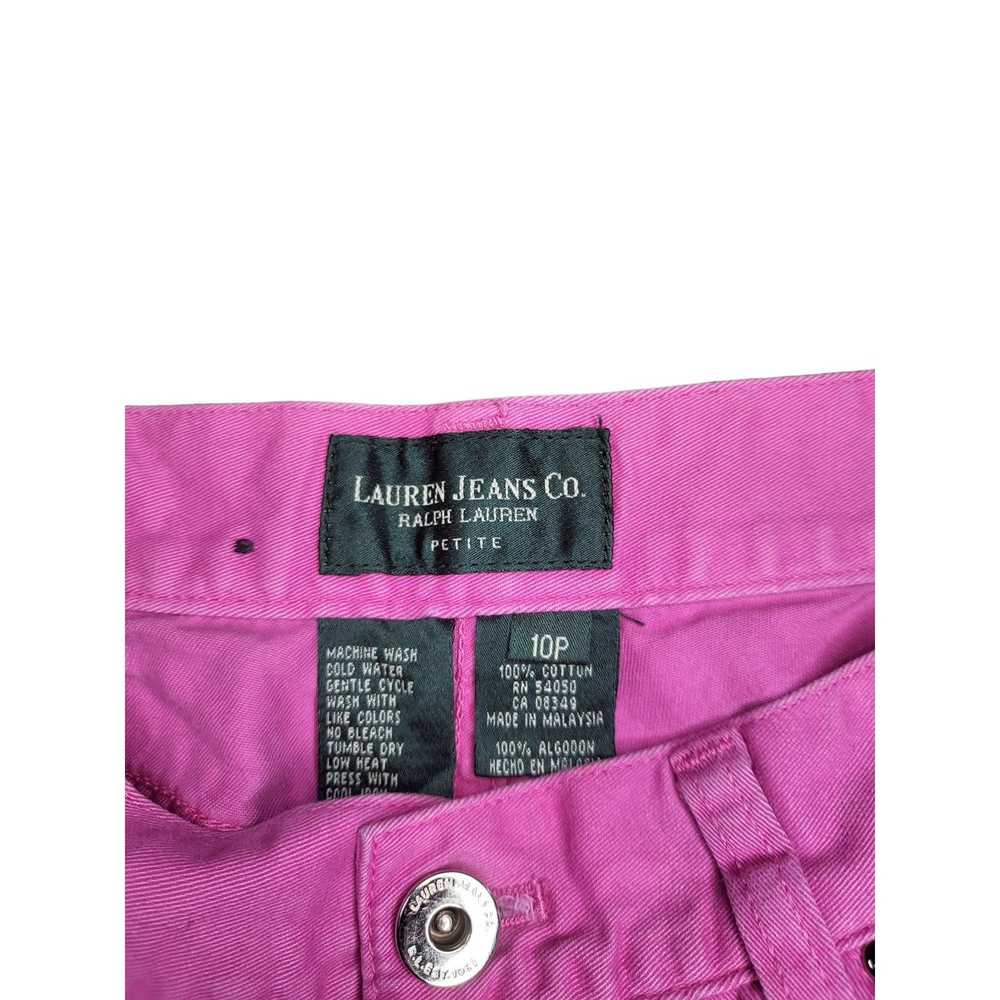 Ralph Lauren Lauren Jeans Co. Pink Sz 10 Petite C… - image 7