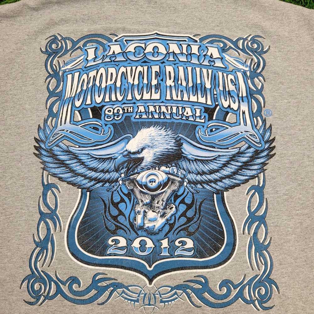 Delta Laconia 89th Annual Biker Rally Shirt L/XL-… - image 2