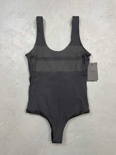 Hurley NWT Black Striped One Piece Swimsuit Size M