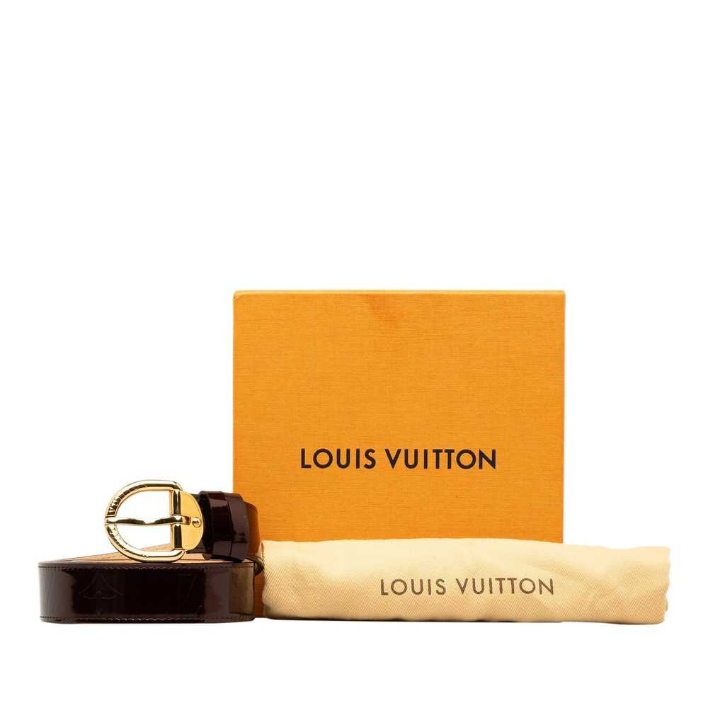 Louis Vuitton LOUIS VUITTON Monogram Vernis Belt - image 9