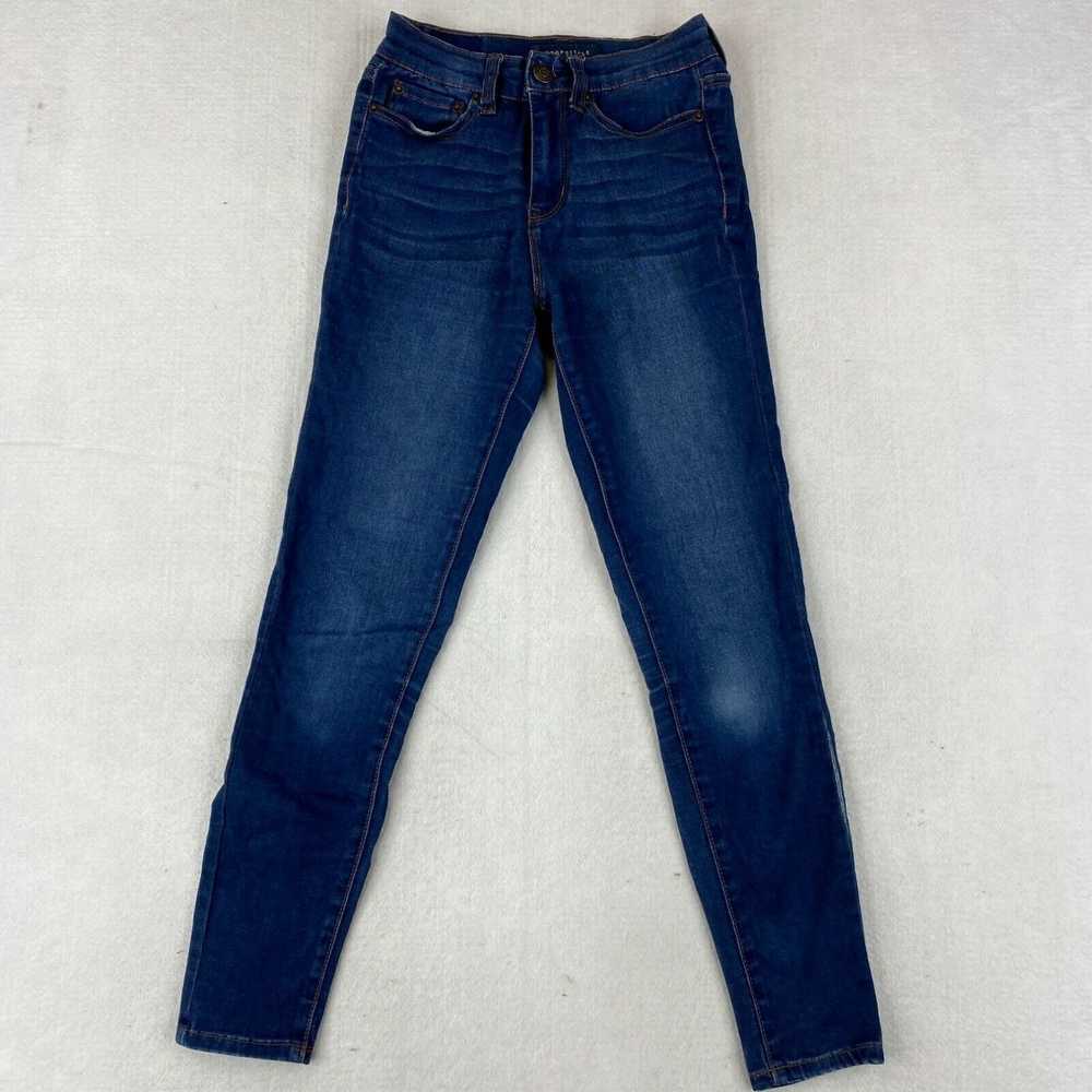 Vintage Aeropostale Jeans Womens Size 00 Short Bl… - image 1