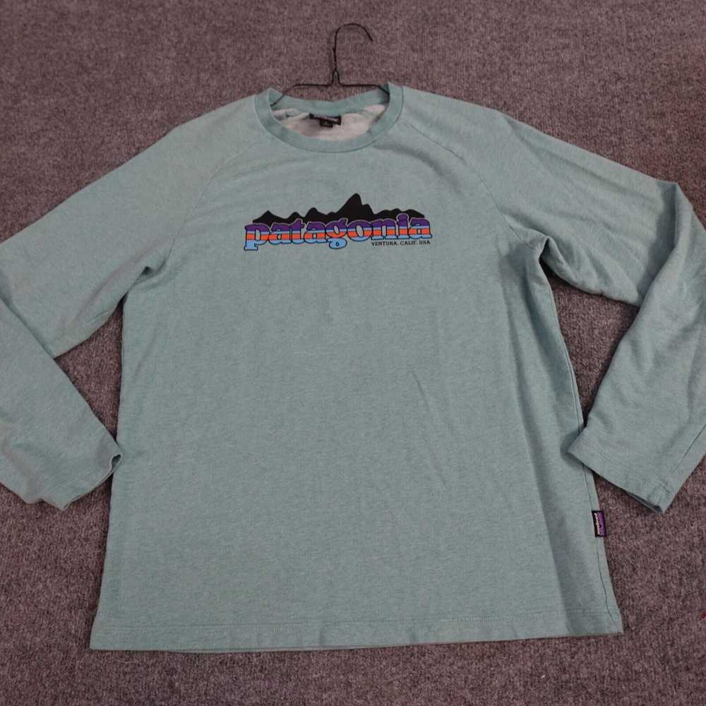 Patagonia Patagonia Sweatshirt M Blue Crewneck Li… - image 1