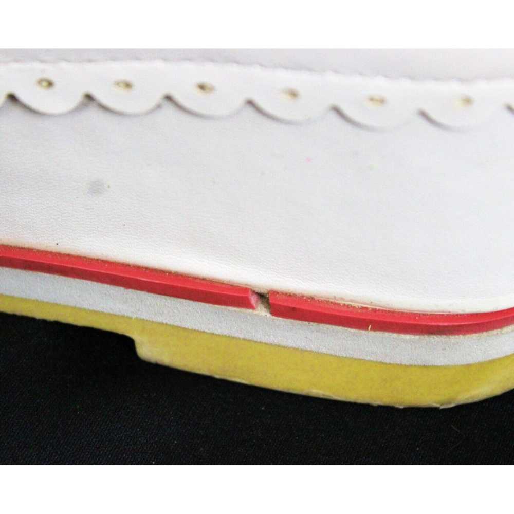 Other White Leather High Top Platforms sz 9 Cute … - image 4