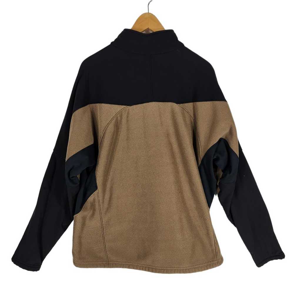 REI Polartec Fleece Jacket sz XL Mens Black Brown… - image 2