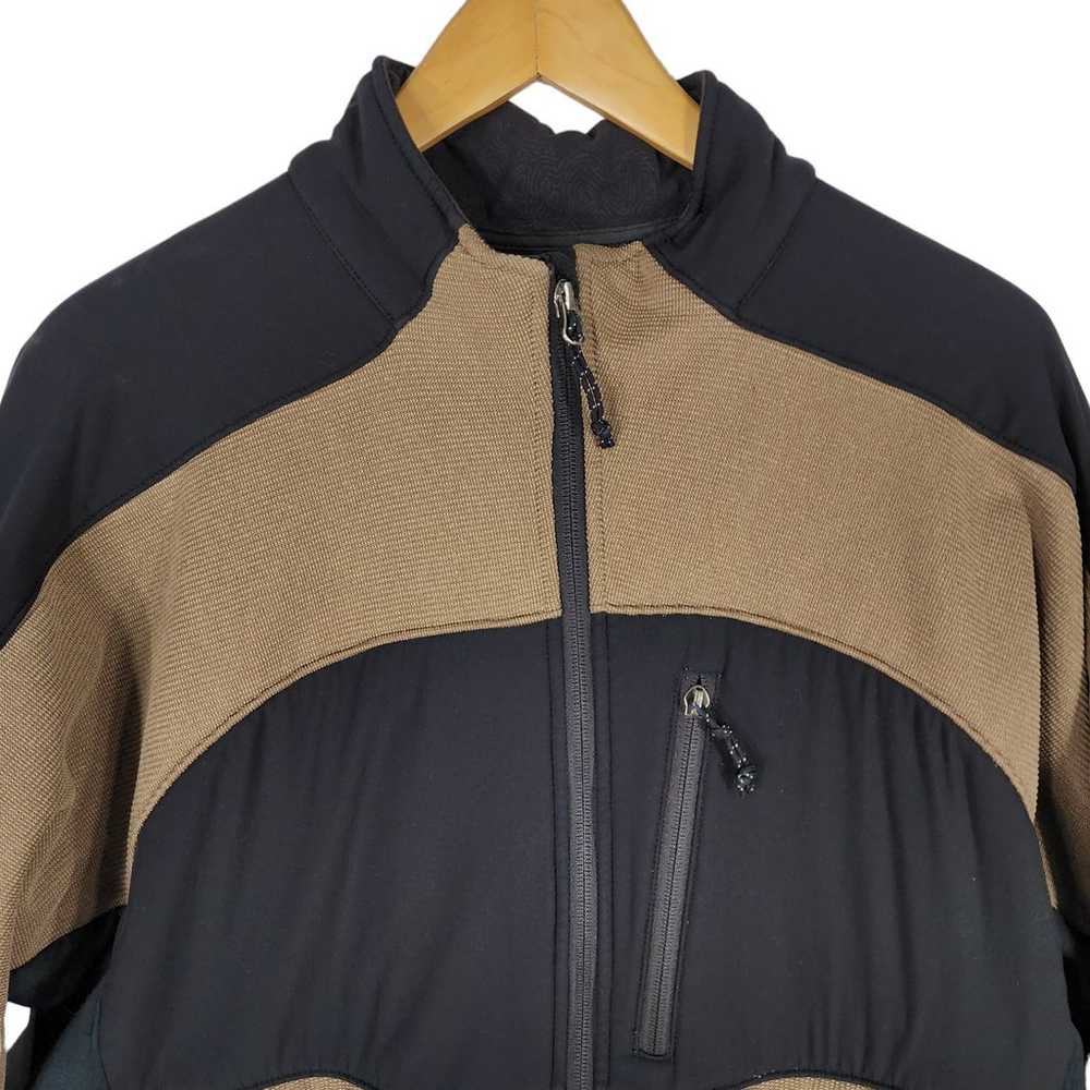 REI Polartec Fleece Jacket sz XL Mens Black Brown… - image 4