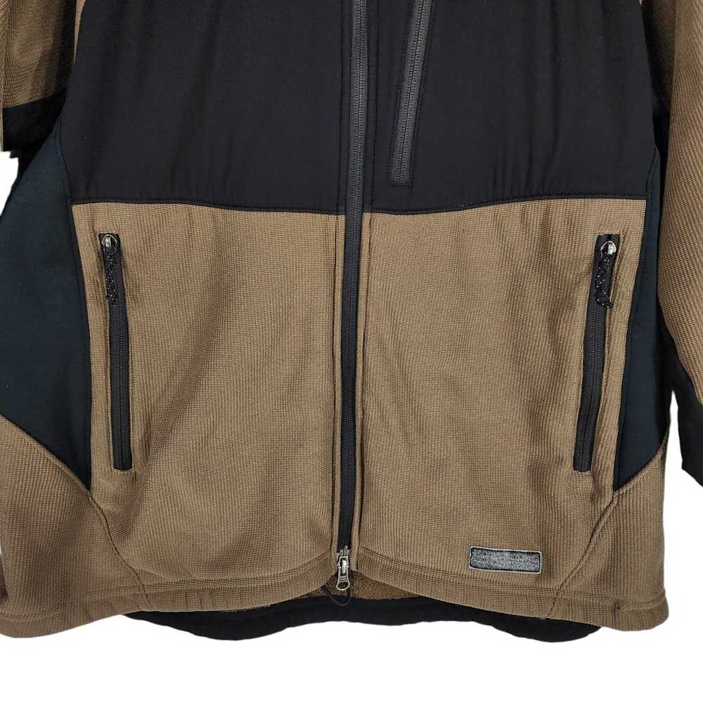 REI Polartec Fleece Jacket sz XL Mens Black Brown… - image 5
