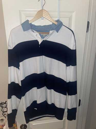 J.Crew Striped Rugby Polo