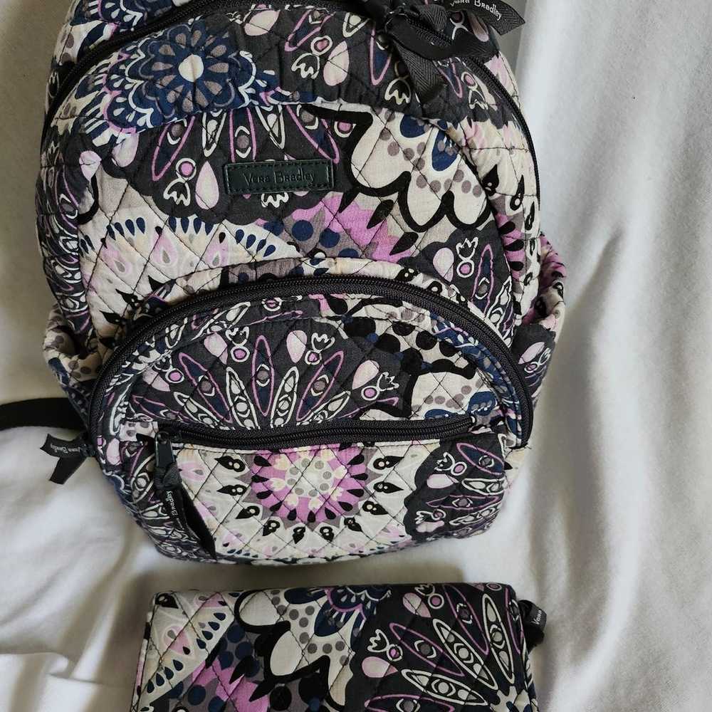 Vera Bradley Mimosa Medallion Mini Backpack & Wal… - image 5