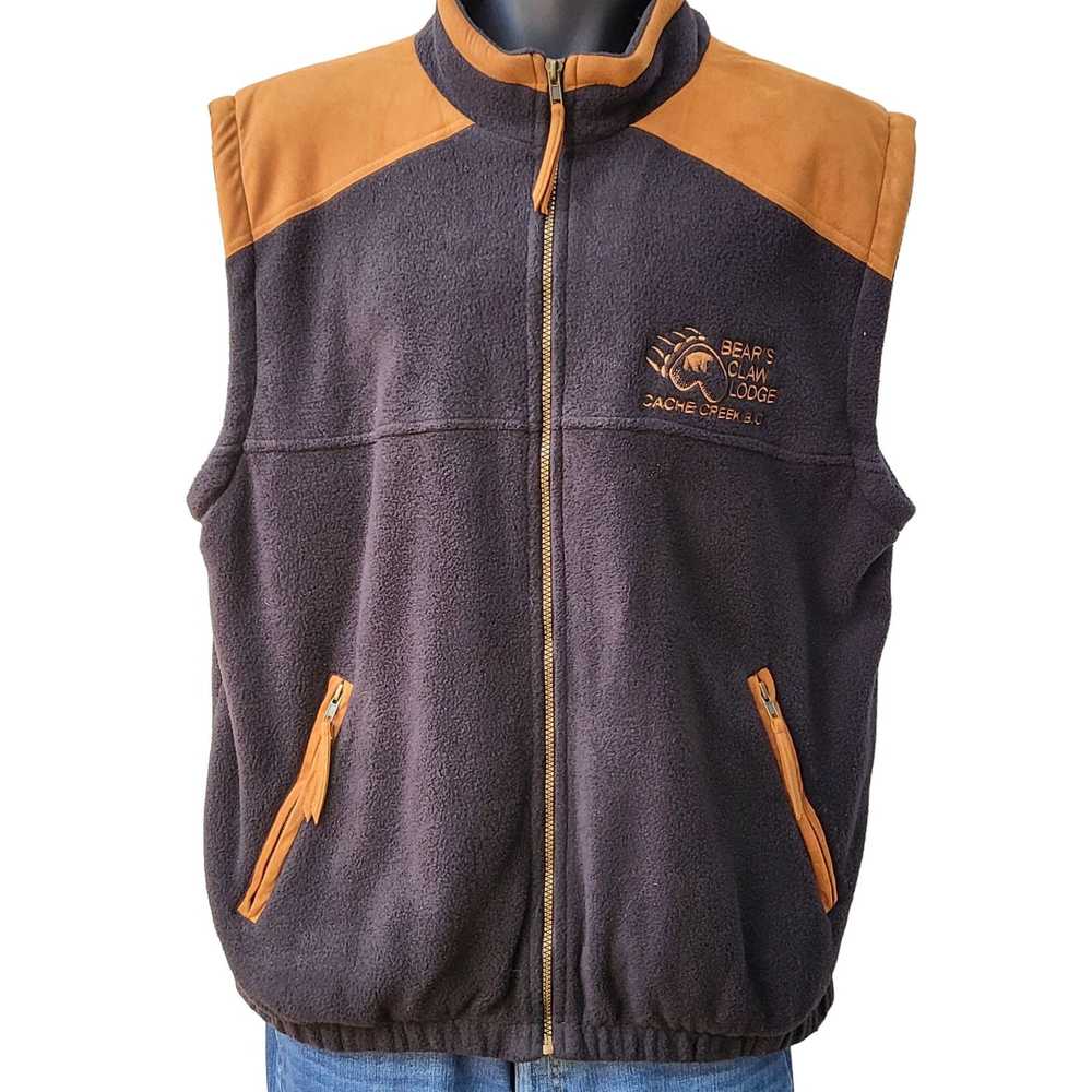 Other Vintage EXP Designs Fleece Vest Men Sz L Be… - image 1