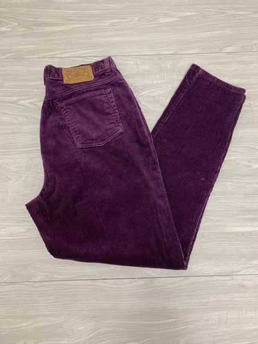 Streetwear × Vintage Vintage Purple Corduroy pant… - image 1