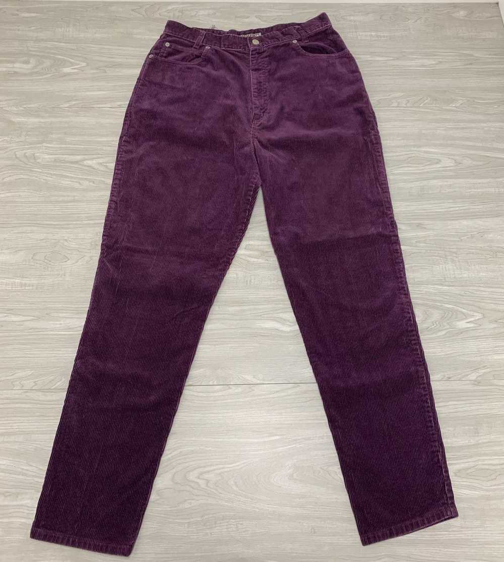 Streetwear × Vintage Vintage Purple Corduroy pant… - image 2