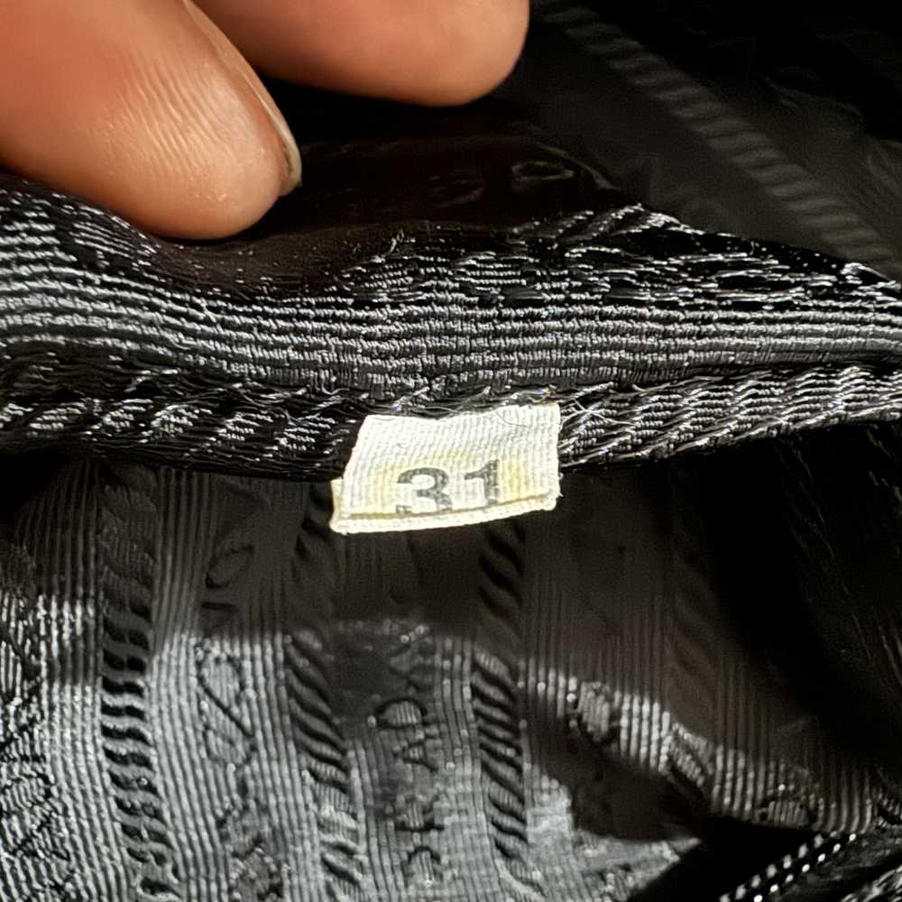 Prada Prada Black Nylon Tote Bag w/ Lock & Key - image 6