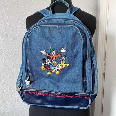 WDS × Disney / MICKEY MOUSE DENIM BAG Vintage Disney Mickey Mouse Denim Bag. | eBay