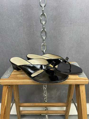 Other Salvatore Ferragamo Black Leather Bow Sandal