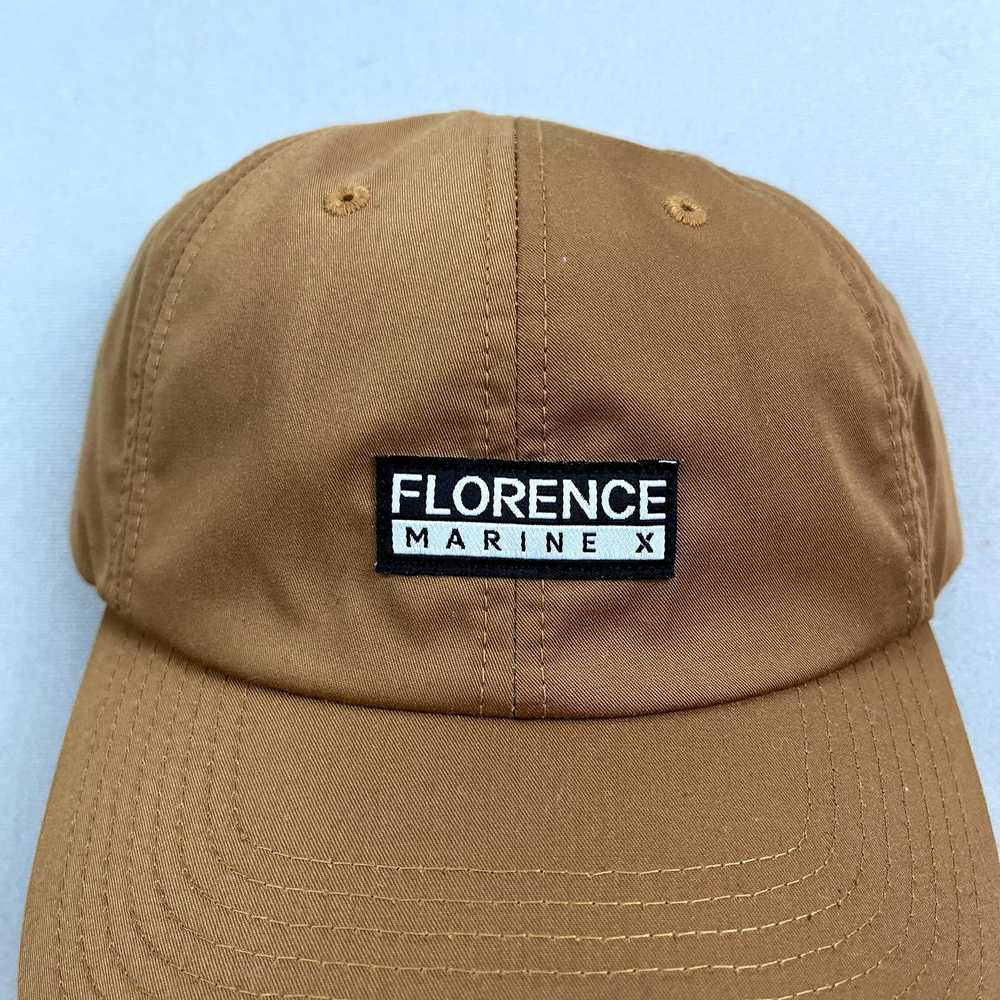 Vintage Florence Marine X Hat Cap Snapback Brown … - image 3